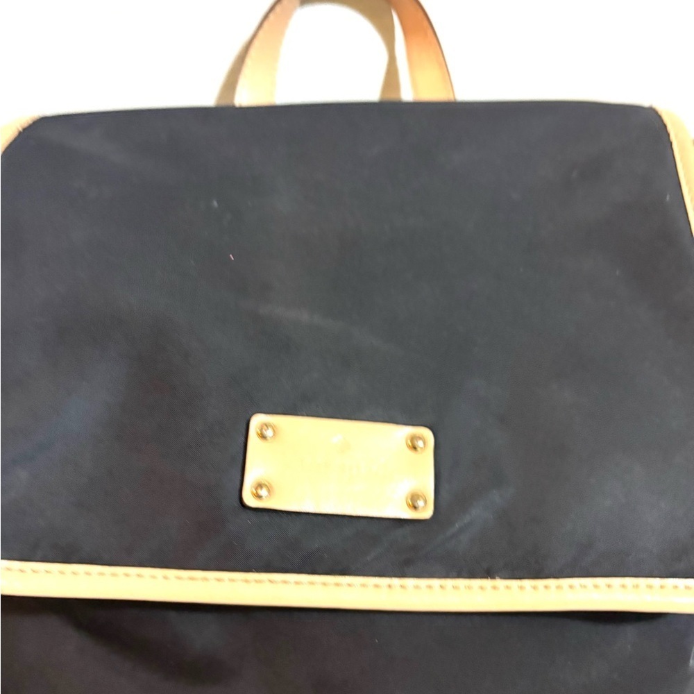Kate Spade Black and Tan Backpack - Picture 4 of 10